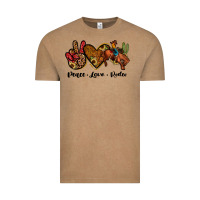 Vintage Coffee peace love rodeo Vintage Tee - JahusDesignShop