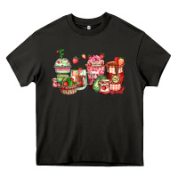 Asphalt strawberry farm fresh coffee cups Heavy Core Tee - Zillion Design Studio