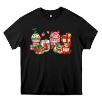 Black strawberry farm fresh coffee cups Heavy Core Tee - Zillion Design Studio