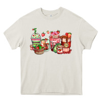 Cream strawberry farm fresh coffee cups Heavy Core Tee - Zillion Design Studio