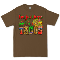 Cacao i'm just here for the tacos Premium Tee - Zillion Design Studio