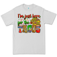 Dove Grey i'm just here for the tacos Premium Tee - Zillion Design Studio