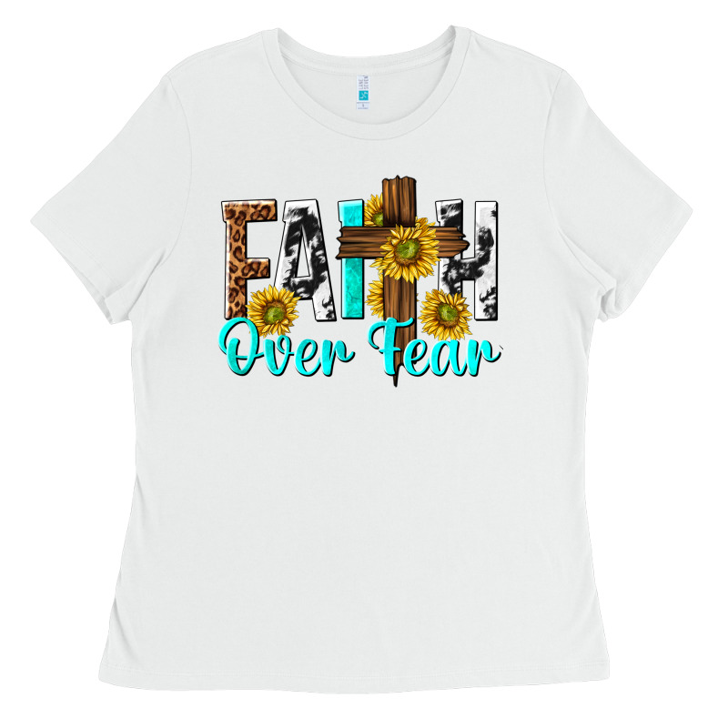 Faith Over Fear Ladies Tee by texasbilliewilder | Teevron