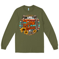 Army Green stay wild horseshoe Long Sleeve Tee - Jasminsmagicworld