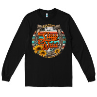 Black stay wild horseshoe Long Sleeve Tee - Jasminsmagicworld