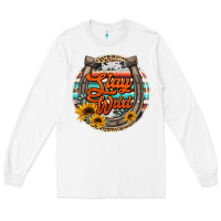 White stay wild horseshoe Long Sleeve Tee - Jasminsmagicworld