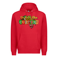 Red do it for the culture Premium Hoodie - JahusDesignShop