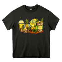 Asphalt pineapple farm fresh coffee cups Heavy Core Tee - Zillion Design Studio