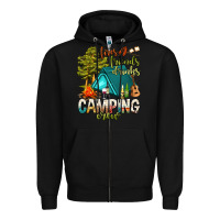 Black fires friends drinks camping crew Zipper Hoodie - NancyCooperArtShop