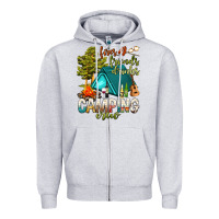 Heather Grey fires friends drinks camping crew Zipper Hoodie - NancyCooperArtShop