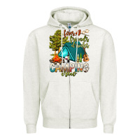 Oatmeal Heather fires friends drinks camping crew Zipper Hoodie - NancyCooperArtShop