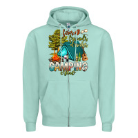 Seafoam fires friends drinks camping crew Zipper Hoodie - NancyCooperArtShop