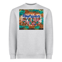 Heather Grey american babe Heavyweight Sweatshirt - Artiststas