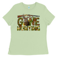 Matcha gone hunting western Ladies Tee - texasbilliewilder