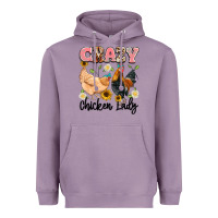 Crazy Chicken Lady Heavyweight Hoodie | Teevron