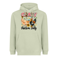 Matcha crazy chicken lady Heavyweight Hoodie - Artiststas
