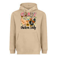 Mushroom crazy chicken lady Heavyweight Hoodie - Artiststas