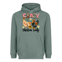Sage crazy chicken lady Heavyweight Hoodie - Artiststas