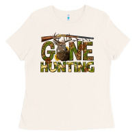 Bone gone hunting western Ladies Tee - texasbilliewilder