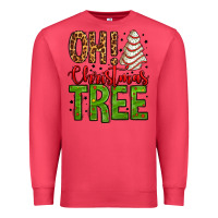 Cardinal oh Christmas tree cake Premium Sweatshirt - Jasminsmagicworld