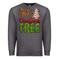 Charcoal Heather oh Christmas tree cake Premium Sweatshirt - Jasminsmagicworld