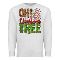 Oatmeal Heather oh Christmas tree cake Premium Sweatshirt - Jasminsmagicworld