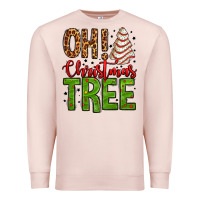 Pale Pink oh Christmas tree cake Premium Sweatshirt - Jasminsmagicworld