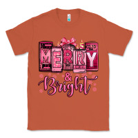 Copper merry and bright pink Christmas Classic Tee - Jasminsmagicworld