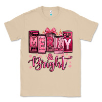 Mushroom merry and bright pink Christmas Classic Tee - Jasminsmagicworld
