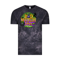 Cloud Black bad witch vibes Vintage Tee - BundleAndBundleShop