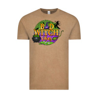 Vintage Coffee bad witch vibes Vintage Tee - BundleAndBundleShop