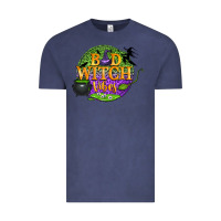 Vintage Denim bad witch vibes Vintage Tee - BundleAndBundleShop