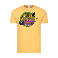 Vintage Mustard bad witch vibes Vintage Tee - BundleAndBundleShop
