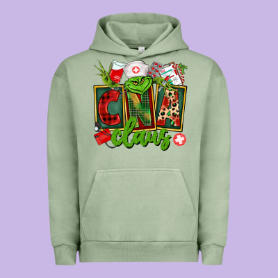 Cna  Certified Nursing Assistant Claus Urban Hoodie Designed By Cowgirlartshop