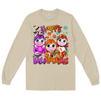 Mushroom Happy Hallothanksmas unicorns Long Sleeve Tee - NancyCooperArtShop