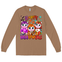 Toasted Coconut Happy Hallothanksmas unicorns Long Sleeve Tee - NancyCooperArtShop