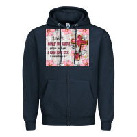Navy christian Zipper Hoodie - MaliasSmallBusiness