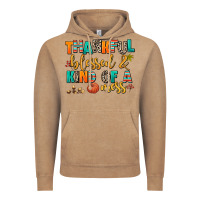 Vintage Coffee thankful  blessed and kind of a mess Vintage Hoodie - AdoDesignShop