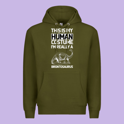 This Is My Human Costume Im Really A Brachiosaurus Premium Hoodie Designed By Bettercallsaul