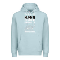 Blue Mist This Is My Human Costume Im Really A Brachiosaurus Premium Hoodie - Bettercallsaul