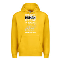 Lemon This Is My Human Costume Im Really A Brachiosaurus Premium Hoodie - Bettercallsaul