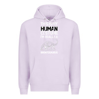 Lilac This Is My Human Costume Im Really A Brachiosaurus Premium Hoodie - Bettercallsaul
