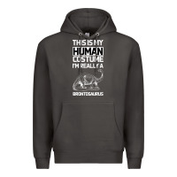 Smoke This Is My Human Costume Im Really A Brachiosaurus Premium Hoodie - Bettercallsaul