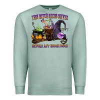 Seafoam this witch needs coffee before any hocus pocus Premium Sweatshirt - BarkalooDesign