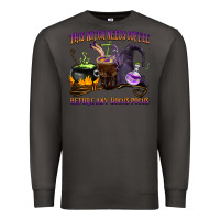 Smoke this witch needs coffee before any hocus pocus Premium Sweatshirt - BarkalooDesign