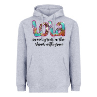Heather Grey lola Heavyweight Hoodie - Artiststas