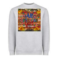 Heather Grey all american girl Heavyweight Sweatshirt - Artiststas