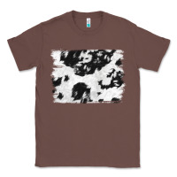 Chestnut black and white cowhide backround Classic Tee - NancyCooperArtShop