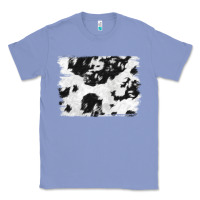 Colony Blue black and white cowhide backround Classic Tee - NancyCooperArtShop
