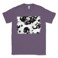 Lavender black and white cowhide backround Classic Tee - NancyCooperArtShop